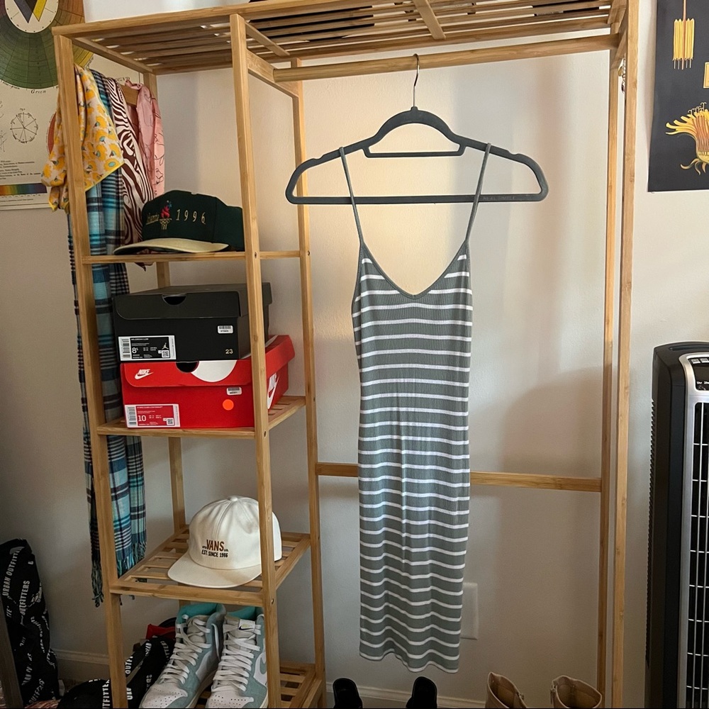 SEAFOAM MIDI DRESS